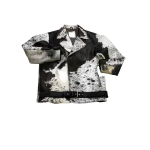 Chaqueta de Cuero de Invierno Unisex, Ecológica, Resistente al Viento, de Cuero Vacuno Puro ROYAL INTRNATIONAL, Calidad Garantizada, en Venta en India - Product Image 1