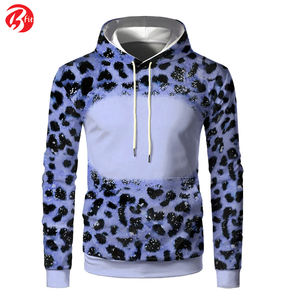 Stylish <b>Men's</b> Customizable Hoodies New Style Terry Fabric <b>Sweatshirts</b> with Sublimation Printing Logo for Winter - Product Image 3