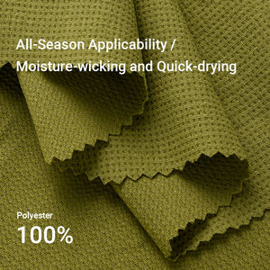 145g tessuto per Waffle funzionale t-shirt in tessuto antibatterico Anti-umidità tessuto per sport all'aria aperta ad asciugatura rapida - Product Image 3