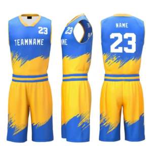 Vêtements de basket-ball personnalisés, shorts en jersey, ensembles d'uniformes de sport, maillots de maillot d'entraînement réversibles par sublimation, uniformes de basket-ball - Product Image 2