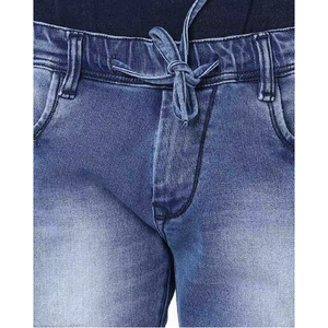 Streetwear d'été Short droit personnalisé Baggy Distressed Dark Washed Cotton Denim Shorts Hommes Vintage Fashion Jeans Hommes Shorts - Product Image 5