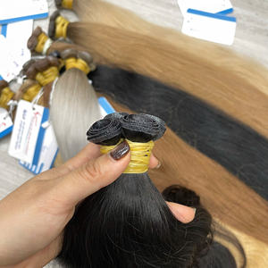 Extensions de cheveux humains vietnamiens bruts tissés à la main, haute qualité, faciles à appliquer - Product Image 4