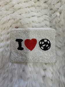 Porte-monnaie perlé classique perle et diamant perlé maquillage sac mariage ou fête cadeau pour elle - Product Image 2