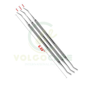 2024 sculpteurs dentaires professionnels spatule à ciment Stock couteau sculpture cire modélisation mélange outils de laboratoire - Product Image 6