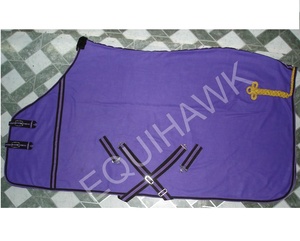 Conçu sur mesure léger été polaire cheval tapis défilé de mode hiver laine coton queue corde croix Surrisingles tissu - Product Image 1