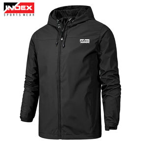 Veste softshell imperméable pour hommes Manteau de pluie à coquille souple pour la randonnée en plein air Veste softshell pour hommes avec capuche - Product Image 1