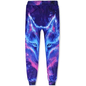 Pantalones Deportivos Casuales Ligeros para Hombre, Corte Ajustado, Felpa, Estampado 3D, Cintura Media, Servicio OEM, Sublimados - Product Image 4