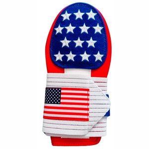 Gant de baseball pour jeunes, design américain, vert, rose, bleu, forme de beignet, confortable, tissé, pour l'entraînement, la course à pied, le baseball, le mitten de course - Product Image 1