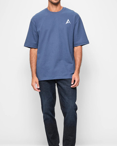 Nouveau t-shirt à col rond surdimensionné au look moderne pour hommes 100% tissu de qualité supérieure en coton doux avec logo personnalisé et impression numérique - Product Image 5