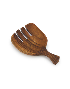 Vaisselle Serveur de salade en bois Cuillère à main Ensemble d'accessoires ménagers d'une seule pièce meilleur design Fabricant indien - Product Image 1