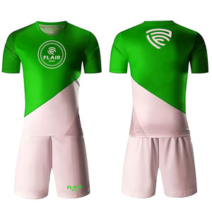 Tenue de football unisexe de haute qualité, design personnalisé, impression par sublimation, maillot de football respirant à manches courtes, ensembles uniformes - Product Image 2