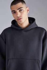 เสื้อฮู้ดผ้าเทอร์รี่แบบสวมหัวสำหรับผู้ชายเสื้อมีฮู้ดผ้าเทอร์รี่แบบโอเวอร์ไซส์ระบายอากาศผ้าฝ้าย100% 3D เลือกได้ - Product Image 3