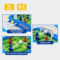 Jeu de football de table portable pour enfants, jeu de société interactif pour deux joueurs, idéal pour le divertissement sportif en intérieur, vente en gros