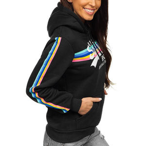 Casual Mujeres Sudaderas Deportes Pullover Sudadera con capucha con bolsillo de canguro - Product Image 5