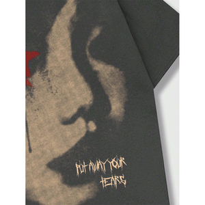 Camiseta de manga corta con estampado de retrato para hombre y pantalones cortos adecuados para el uso diario en primavera y verano, conjunto corto de camiseta - Product Image 4
