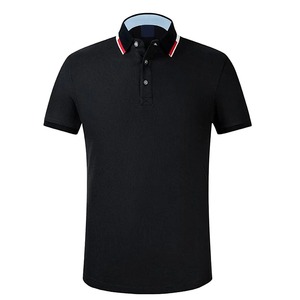 T-shirt à manches courtes personnalisé pour polo Tissu en jersey à séchage rapide pour polo de marque de golf T-shirt en polyester propre - Product Image 2