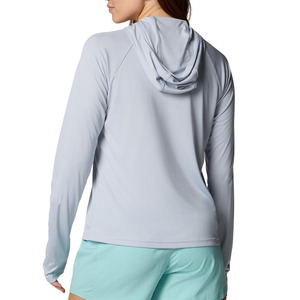Custom Logo Breathable Long Sleeves Polyester Spandex Fabric Newest Style Fishing <b>Hoodies</b> For Women's - Product Image 2