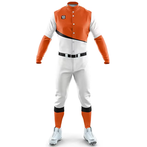 Wholesale Adults 7 7 <b>Baseball</b> Uniforms Printed New Design Digital Print Anti-Bacterial 100% Polyester Breathable Latest OEM <b>Sets</b> - Product Image 3