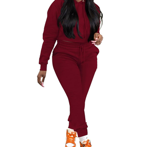 Chándal de mujer de moda 2026 | Conjunto de sudadera con capucha y Jogger Premium Gym Streetwear Casual & Boutique Ready - Product Image 1