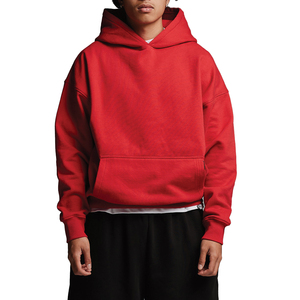 Sudadera con capucha de rizo de algodón de alta calidad para hombre, chaqueta acolchada con bordado de letras, jersey de gran tamaño, bolsillo en relieve, otoño 3D - Product Image 2