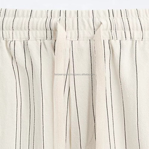 Shorts de bain décontractés pour hommes en velours côtelé respirant avec cordon de serrage, fabriqués au Pakistan, service OEM, conception ODM - Product Image 5