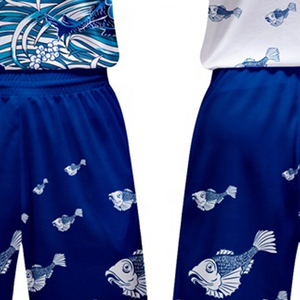 High Quality Custom Made Basketball Uniform Plus Size Printed Anti-Bacterial Quick Dry Breathable 100% Polyester - Product Image 5