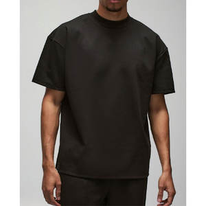 Camisetas a precio de fábrica, camiseta pesada de alta calidad para hombre, camisetas casuales transpirables de manga corta de algodón 100% - Product Image 4