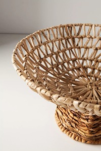 Cesta de fruta de pedestal tejida, decoración de presentación de comida natural, productos vietnamitas al por mayor ecológicos - Product Image 6