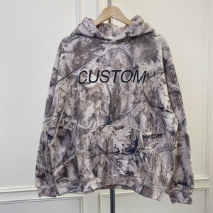 Wholesale Vintage Solid Breathable Street Style Winter Oversized <b>Pullover</b> Pocket Knitted Hoodie for <b>Men</b> - Product Image 5