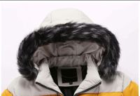 Suministro Directo de Fábrica al por Mayor: Chaqueta Acolchada Impermeable y Transpirable de Invierno con Cremallera, Piel de Zorro, Alta Calidad, Tallas Grandes