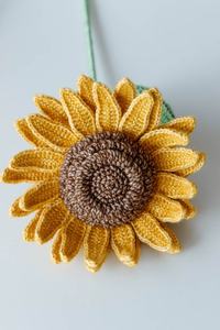 <b>Crochet</b> Sunflowers, Various Styles of <b>Crochet</b> Sunflowers, Customizable <b>Crochet</b> Sunflowers, Pure Handmade <b>Crochet</b> Sunflowers - Product Image 6