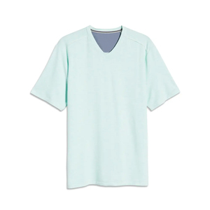 T-shirts en coton surdimensionnés pour hommes, taille plus, impression de logo personnalisée, décontractés, tricotés, à manches courtes, lettres unies, 100% coton de qualité - Product Image 6