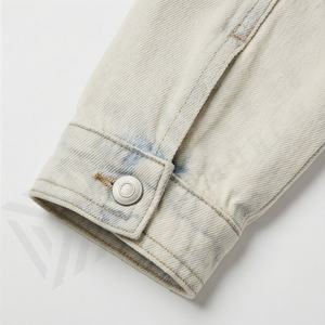 Chaqueta Trucker Vaquera Casual Personalizada para Hombre, Tallas Grandes y Altas, 100% Algodón, Opción de Logotipo Frontal, Chaqueta Transpirable para Invierno - Product Image 6