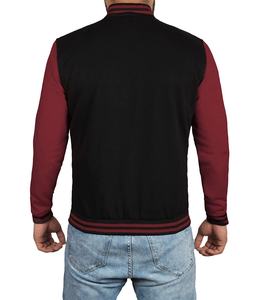 Fabricant OEM de haute qualité hommes Chenille vente en gros de vestes d'université de baseball à manches en cuir pour hommes - Product Image 2