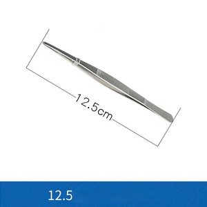 Fórceps de tejido Micro Adson de 12cm con certificación Ce de la mejor calidad, 1x2 dientes, instrumentos alemanes de acero inoxidable, instrumentos quirúrgicos básicos - Product Image 3