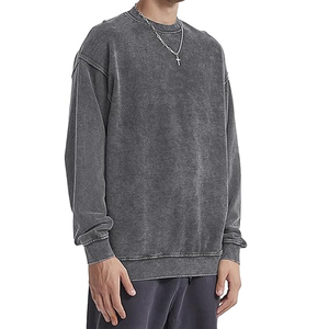 เสื้อสเวตเชิ้ตผ้าฟลีซทรงโอเวอร์ไซส์ รุ่น HEPL046 สำหรับฤดูใบไม้ร่วง น้ำหนัก 360 กรัม สีพื้น ปรับแต่งโลโก้ได้  สั่งขั้นต่ำ 1 ตัว สำหรับฤดูหนาว - Product Image 4