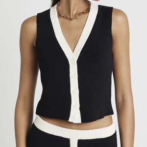 Gran oferta de chalecos y chalecos de algodón con bolsillo y cremallera para hombre y mujer 100% poliéster/nailon sin mangas - Product Image 6