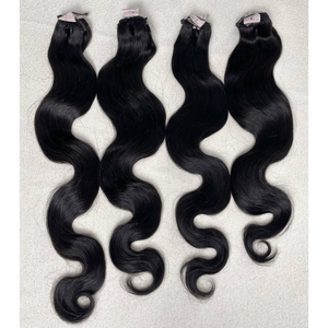 Extensiones de Cabello Natural Vietnamita Virgen 100% de Doble Trama y Doble Estiramiento, Liso, 100g, KFhair - Product Image 1