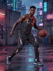 Uniformes de Baloncesto de Verano Promocionales y Deportivos, Diseño Personalizado e Impresión de Logotipo, Secado Rápido, 100% Poliéster para Equipos y Clubes - Product Image 2