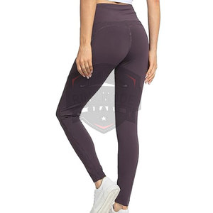 Legging de sport pour femme, vente en gros, vêtements de sport, longueur intégrale, sans couture, taille élastique, couleur unie, respirant, séchage rapide, écologique, haute performance - Product Image 5