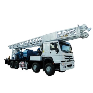 Camion de forage de puits Howo 12 roues d'occasion, équipement hydraulique 1000m - Product Image 5