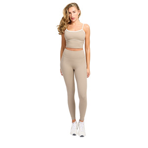 Leggings de compresión con costura de cintura alta para mujer, tela antibacteriana transpirable, diseño push-up, serigrafía, todo - Product Image 2