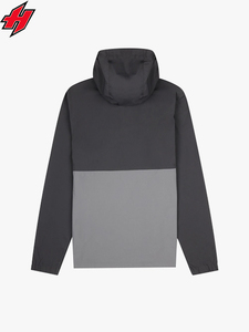 Conjunto de Chaquetas y pantalones de chándal de nailon con capucha y cremallera cortavientos transpirable personalizado, chándal cortavientos de retazos ligero - Product Image 3