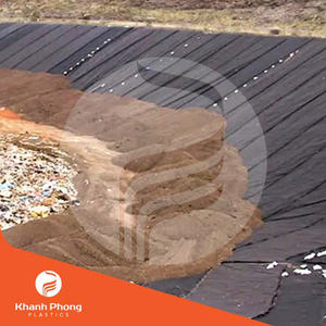 Geomembrana Industrial de HDPE para Vertederos, Utilizada como Revestimiento de HDPE para el Control de Lodos y una Larga Vida Útil - Product Image 3