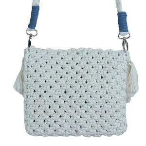 Macrame กระเป๋าแฟชั่นสำหรับผู้หญิง, กระเป๋าครอสบอดี้มินิวินเทจกระเป๋าอินเทรนด์สำหรับเด็กผู้หญิงผลิตในเวียดนาม - Product Image 4