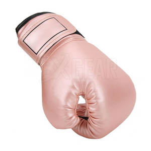 Guantes de boxeo de cuero hechos en fábrica con correa de muñeca adicional y soporte para boxeo profesional y entrenamiento regular - Product Image 1