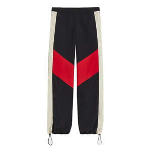 Survêtement en nylon uni personnalisé pour hommes, de haute qualité, ensemble 2 pièces, léger, ample, coupe-vent - Product Image 4