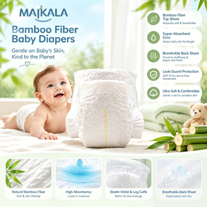 Pañal de Fibra de Bambú MAJKALA, Superficie Seca, Canal 3D Anti-Fugas para Bebés - Product Image 2