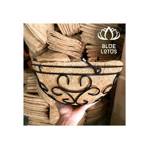 Le Vietnam fabrique un pot de fibre de coco suspendu pour plante paillis de fleur d'arbre vert biodégradable pot de démarrage de graines en gros - Product Image 1