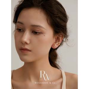 Orecchini a Serpente Placcati Oro Inossidabile con Zirconia, Orecchini a Drago Estetici, Orecchini a Perno Raffinati, Ear Cuff - Product Image 5